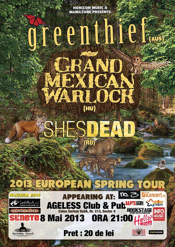 Concert Greenthief in Bucuresti